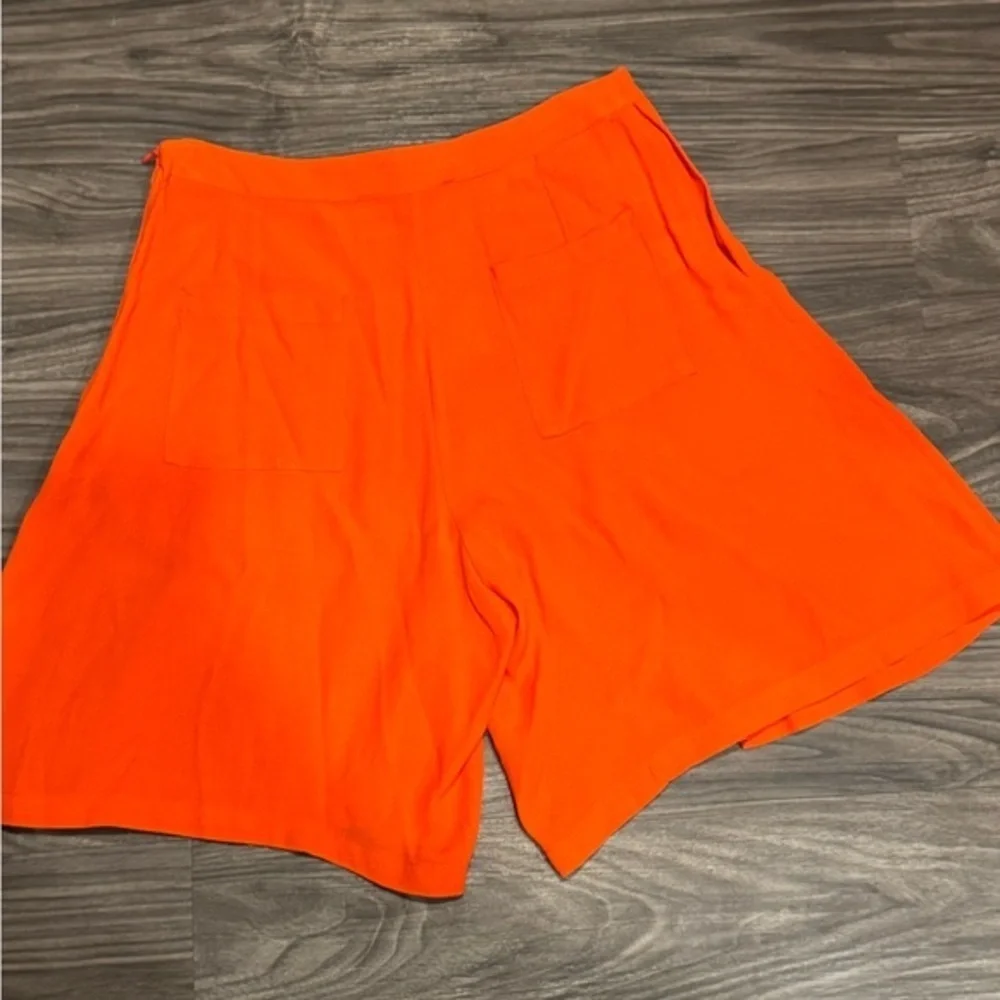 Anthropologie Sunday in Brooklyn Wide Leg Shorts Pleated | Orange | Size 2 | NWT
